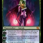 Either that or Liliana won their fight and couldn't wait to display her trophy