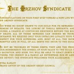 Orzhov Letter