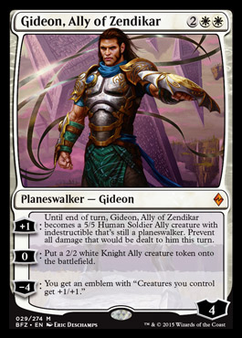 Gideon, Ally of Zendikar Battle for Zendikar