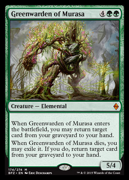 Green warden of Murasa Battle for Zendikar