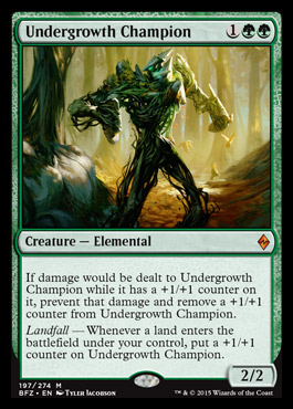 Undergrowth Champion Battle for Zendikar