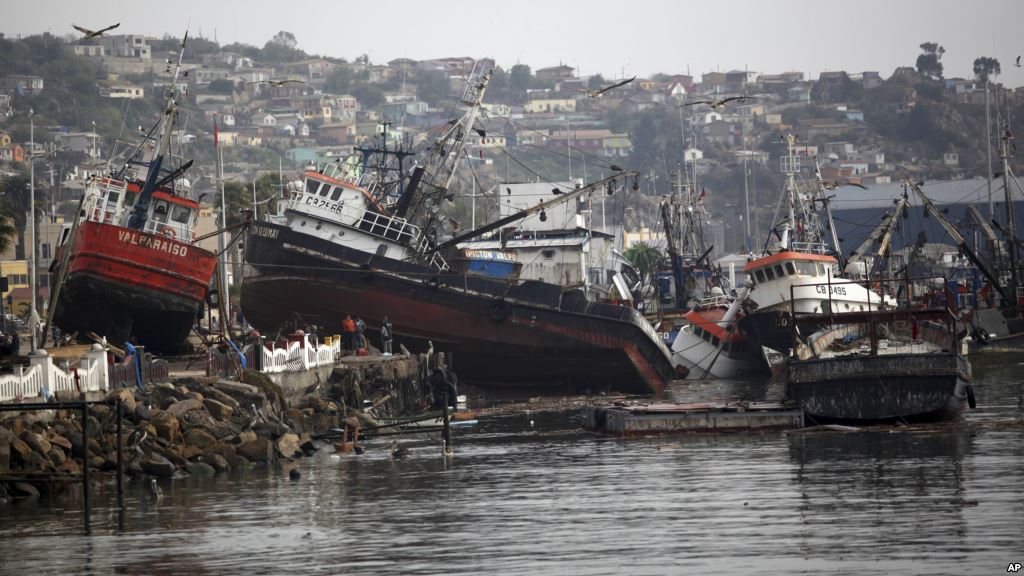 dock after tsunami