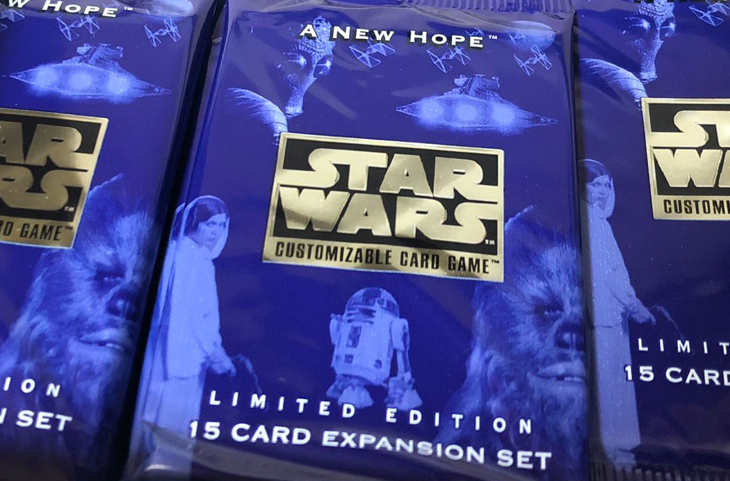 Star Wars CCG Empire Strikes Back Limited Edition 15 Cards Expansion Set Opened for sale online 
