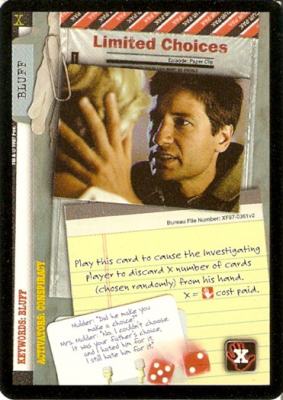 Complete Your Set Buyer's Choice Pick up to 50 The X-Files CCG TCG cards 