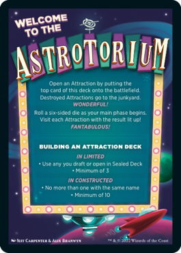 The back of an Attraction card explains the rules.